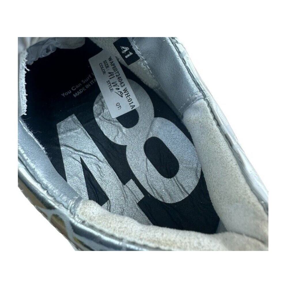 P448 Aerial Low Top Leather Sneakers Shoe White Size Wo’s 10.5-11|Men 8.5 41 - Picture 7 of 7